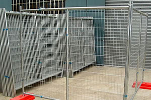 PVC coated temporary fence