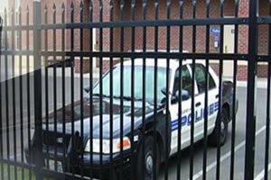 Black Steel Fence