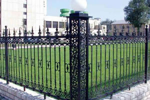 Black Wrought Iron Fencing