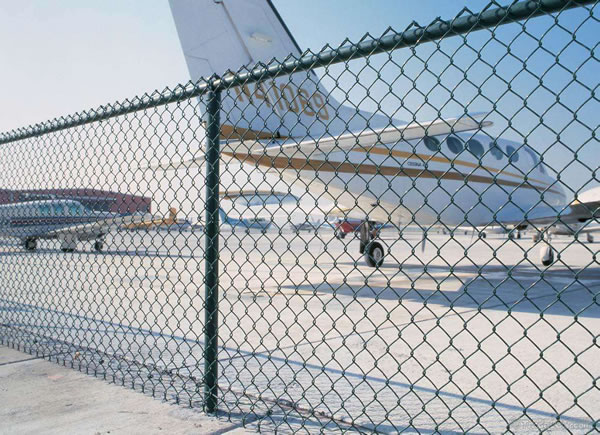 Green Coated Mesh Fence